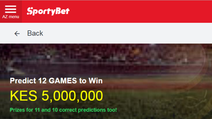 SportyBet Jackpot Predictions 12th February 2022