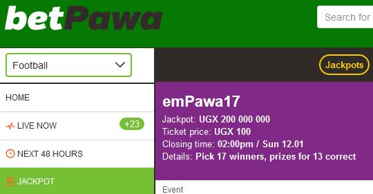 11th November BetPawa Weekend Jackpot Predictions